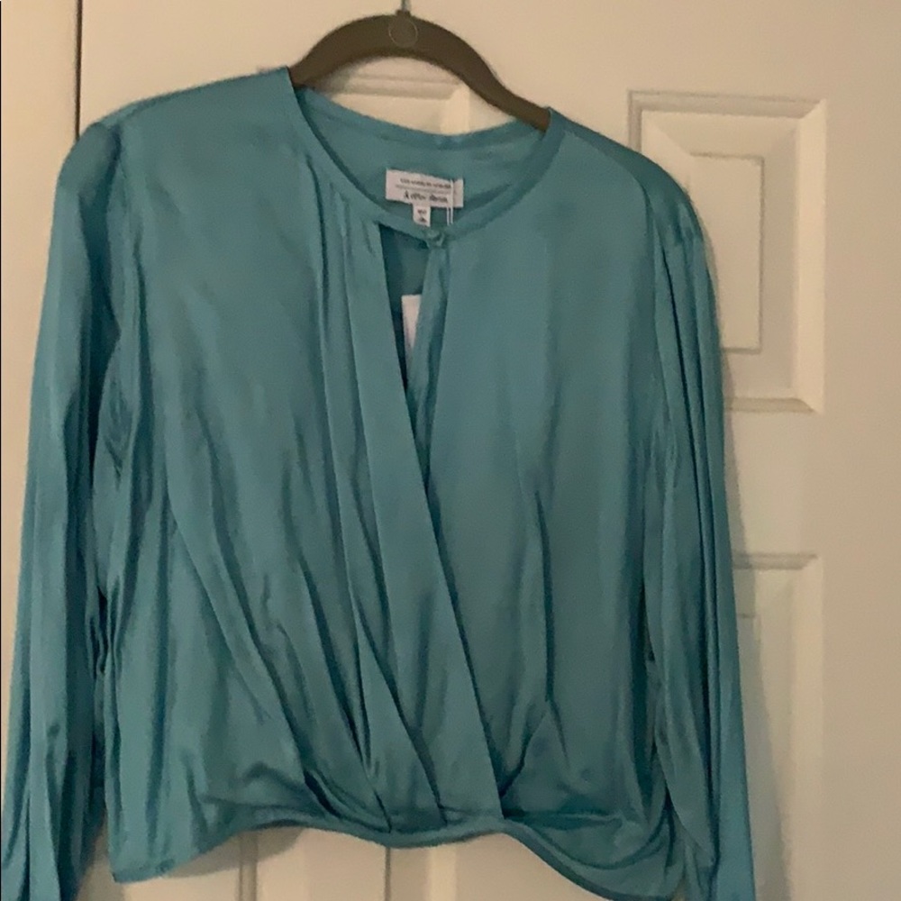 NWT & Other Stories teal blouse
